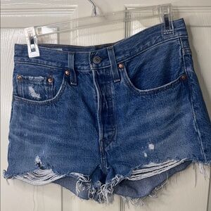 Levi's Classic Blue Jean Shorts